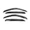 Trailfx TrailFX 4515H; Side Window Deflector; Tape-On Smoke Acrylic Set of 4 4515H - alternate 1